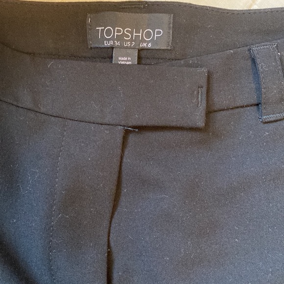 Topshop black trousers. Size 2 - Picture 3 of 3